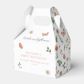 Elk jaar bloeiende bloem bedankdoosjes (Voorkant Zijde)