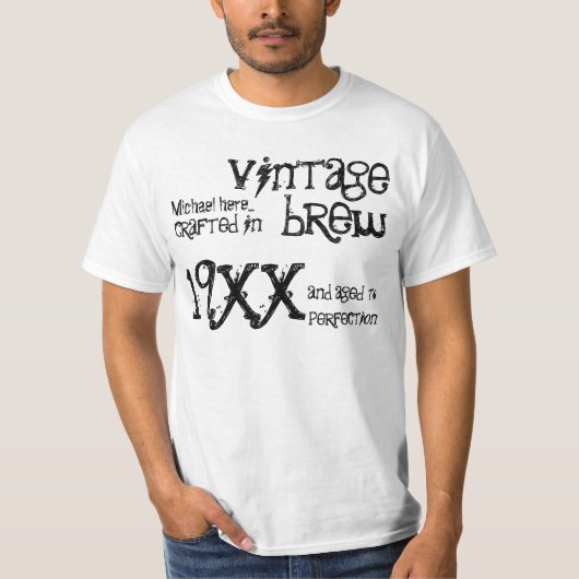 Elk jaar Brew Funny Birthday Gift W28 T-shirt (Voorkant)