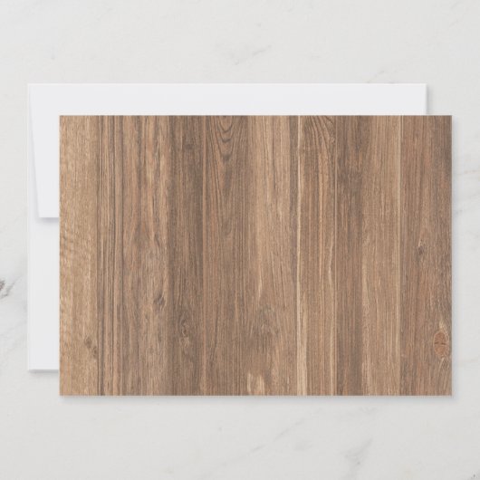 ELK JAAR - Bruiloft Jubileum Fotouitnodiging Kaart (Achterkant)