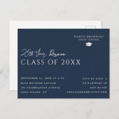 Elk jaar Class Reunion Design Invitation Briefkaar Briefkaart (Voorkant / Achterkant)
