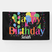 Elk jaar een fijne verjaardag op maat spandoek (Horizontaal)