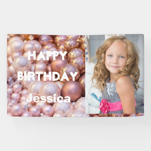 Elk jaar een fijne verjaardag spandoek (Horizontaal)