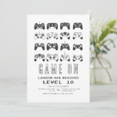 Elk jaar een minimalistisch gamerniveau op zaterda kaart (Staand voorkant)