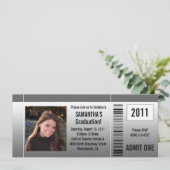 Elk jaar ~ Foto Graduatie Party Ticket Uitnodiging (Staand voorkant)