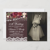 ELK JAAR - Huwelijksjubileum Foto Uitnodiging (Voorkant)