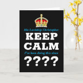 Elk jaar 'Kalm bewaren' Berichtenmijlpaal toevoege Kaart (Gele Bloem)