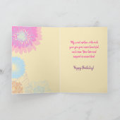 Elk jaar meer mooie verjaardag Kaart voor moeder (Binnen)