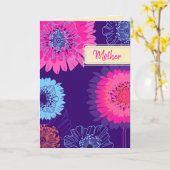 Elk jaar meer mooie verjaardag Kaart voor moeder (Gele Bloem)