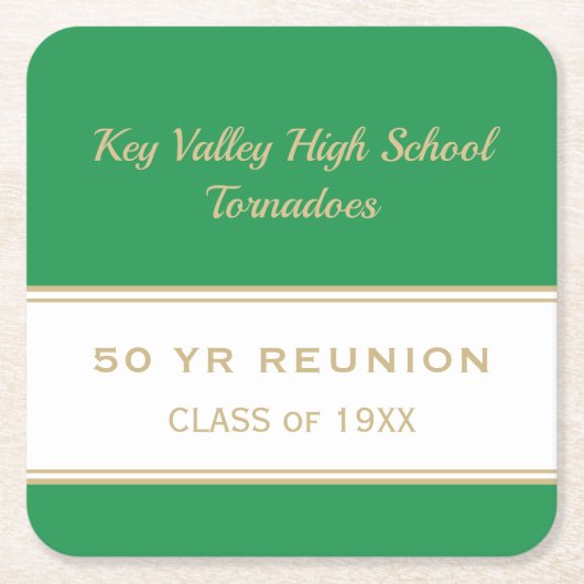 Elk jaar Onderzetter voor aangepaste reülefeunies (Voorkant)