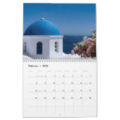 Elk jaar past Santorini Griekenland Island Ocean a Kalender (Feb 2026)