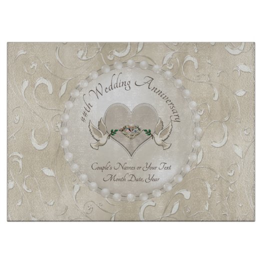 Elk jaar persoonlijke Jubilea voor vrouwen Snijplank (Voorkant)