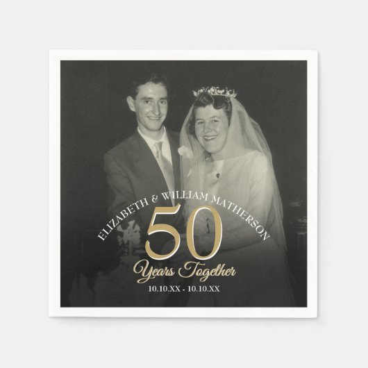 Elk jaar samen een Jubileum foto van het huwelijk Servet (Voorkant)
