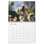 Elk jaar 🎾 Tennis en 🐕Puppies Kalender (Mar 2026)