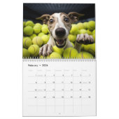 Elk jaar 🎾 Tennis en 🐕Puppies Kalender (Feb 2026)