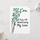 Elk jaar Tortelduifjes en bijkantoren Jubilea Kaart (Voorkant / Achterkant in situ)