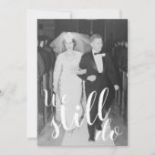 ELK JAAR - Trouwdag & Foto We Still Do Kaart (Voorkant)