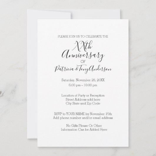 ELK JAAR - Trouwdag & Foto We Still Do Kaart (Achterkant)