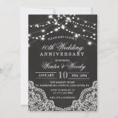 ELK JAAR - Trouwdag Krijt Uitnodiging (Voorkant)