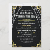 ELK JAAR Uitnodiging tot Jubileum van Great Gatsby (Voorkant)