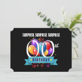 Elk jaar Verrassing Verjaardag Feestballonnen A06 Kaart (Staand voorkant)
