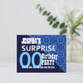 Elk jaar Verrassing Verjaardag Opslaan van de datu Aankondigingskaart (Staand voorkant)