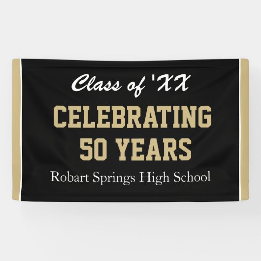 ! Elk jaar vieren we de reünie Spandoek (Horizontaal)