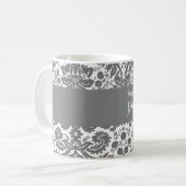 Elk jaar voor haar Trendy Damask B05 Koffiemok (Voorkant links)