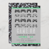 Elk jaar weer wordt gamer gamer gamer op gamenivea kaart (Voorkant / Achterkant)