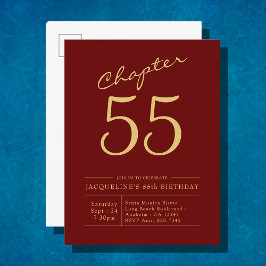 Elk jaar worden er jaarlijks rode gouden ritten ge uitnodiging briefkaart