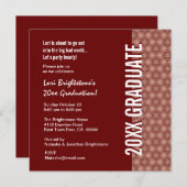 Elk jaar wordt er een Afstuderen van Bourgogne en Kaart (Voorkant / Achterkant)