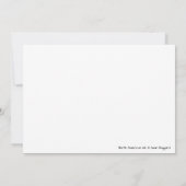 Elk jachtkaartje voor een goed doel, Hunter Birthd Kaart (Achterkant)