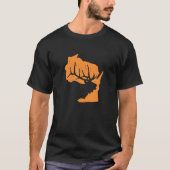 Elk jagen in Wisconsin houden van de jacht op Elks T-shirt (Voorkant)