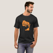 Elk jagen in Wisconsin houden van de jacht op Elks T-shirt (Voorkant volledig)
