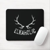 Elk Jager Jacht Grappig Elkaholic Muismat (Met muis)