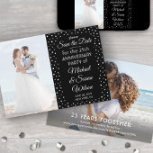 ELK Jubileum 2 Foto Elegant Zwart-wit Save The Date