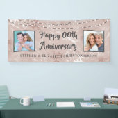 Elk Jubileum Foto's Roos Gold Marble Spandoek (Beurs)