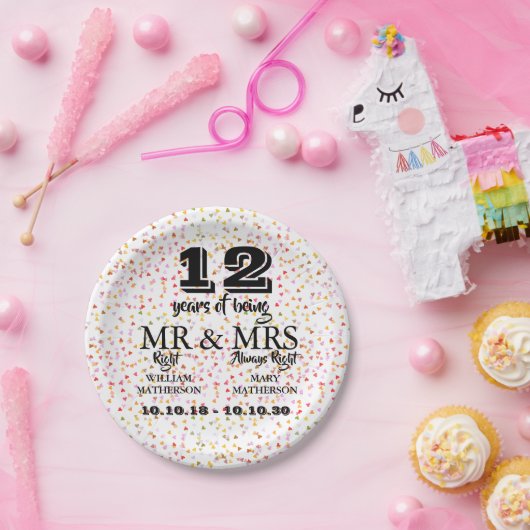 Elk Jubileum Mr. Right Papieren Bordje (Feest)