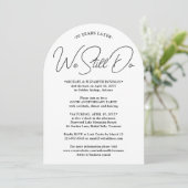 Elk Jubileum partij doen we nog steeds boogfoto Kaart (Staand voorkant)