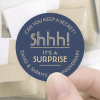 ELK Jubileum Surprise Party Navy Blauw en Goud