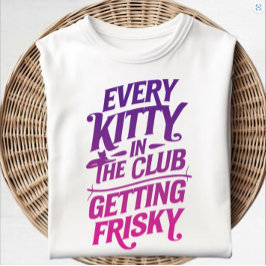Elk Kat in de club krijgt een friskant T-shirt