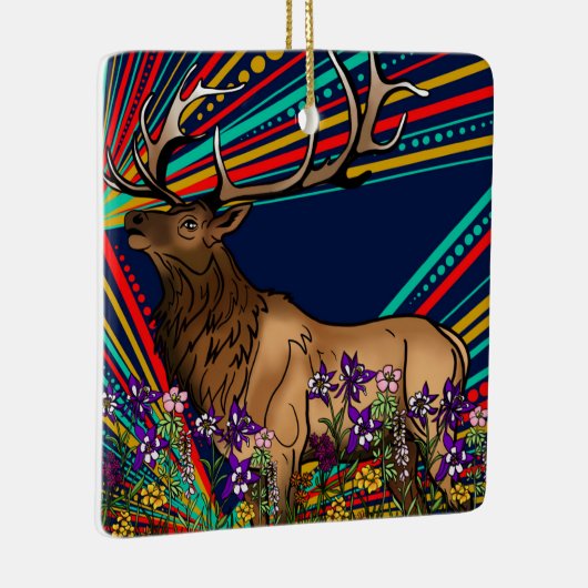 Elk Keramisch Ornament (Rechts)