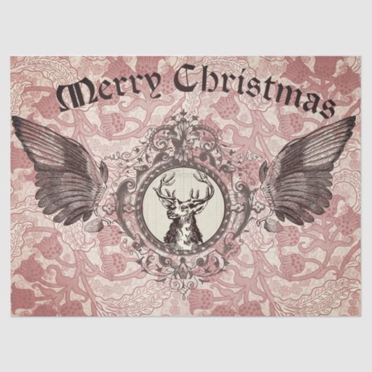 Elk kerstontbladpapier tissuepapier (Voorkant)