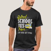 Elk kind dat achter de schoolbus in ruste achterbl t-shirt (Voorkant)