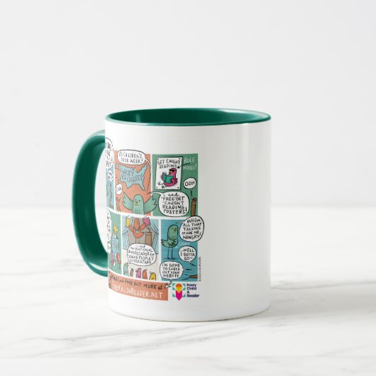 Elk kind een Comic-Mok Reader Mok (Voorkant links)