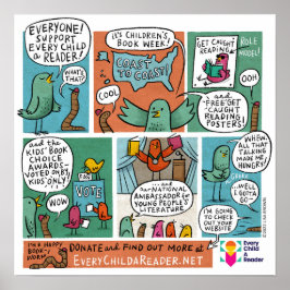 Elk kind een Comic-Poster Reader Poster