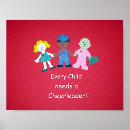 Elk kind heeft een Cheerleader nodig. Poster (Voorkant)