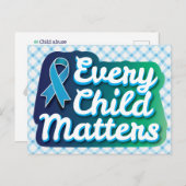 Elk kind is belangrijk briefkaart (Voorkant / Achterkant)