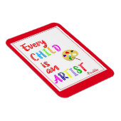 Elk kind is een artistieke prijsopgave magneet (Rechterzijde)