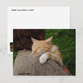 Elk kind is een kind briefkaart (Voorkant / Achterkant)