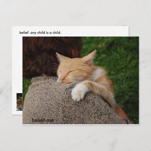 Elk kind is een kind briefkaart (Voorkant / Achterkant)